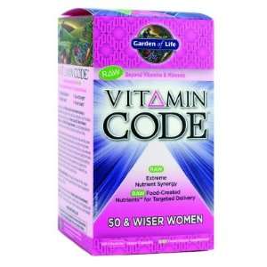 Garden of Life  Vitamin Code, 50 & Wiser Women, 120 vegetable capsules