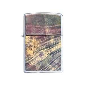  Zippo Exotic Violet/Teal Burl Zippo Lighter Sports 