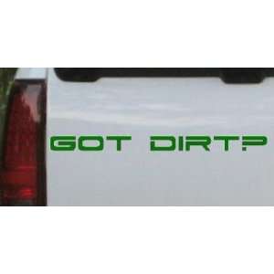 Dark Green 52in X 4.3in    Got Dirt Off Road Car Window Wall Laptop 