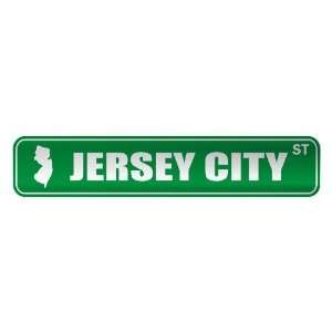   JERSEY CITY ST  STREET SIGN USA CITY NEW JERSEY