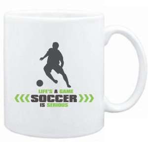  New  Lifes A Game . Soccer Is Serious  Mug Sports