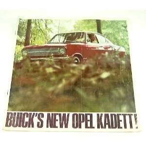  1966 66 Buick OPEL KADETT BROCHURE Deluxe Sport Coupe 