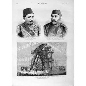   1876 AMERICA CORLISS STEAM ENGINE SULTAN TURKEY MOURAD