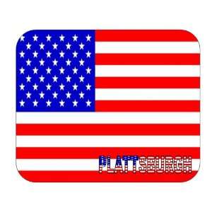  US Flag   Plattsburgh, New York (NY) Mouse Pad Everything 