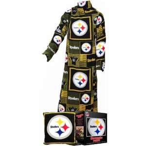 Fabrique Innovations Pittsburgh Steelers Pillow Snuggie  