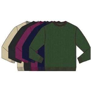  Greg Norman Fashion Drop Needle Crewneck Golf Sweater 