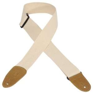 Levys Leathers Guitar Strap MC8 NAT 2 cotton guitar strap with suede 