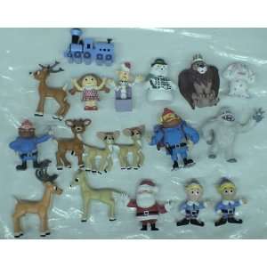  Lot of 18 Loose Rankin Bass Rudolph the Red Nosed Reindeer 