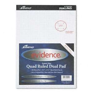   Quad Dual Pad Quadrille Rule Letter Case Pack 3   505925 Electronics