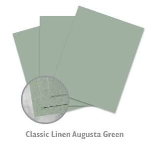  CLASSIC Linen Augusta Green Paper   250/Package Office 