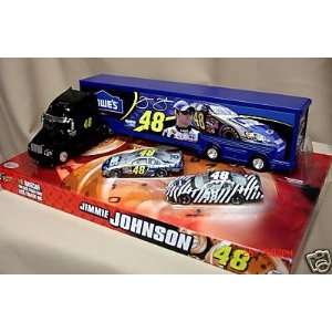   64 Scale Photo Image on Hauler With Two 1/64 Scale Cars Regular