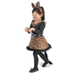  One Step Ahead Black Leopard Cat Costume MD 4 6 Baby
