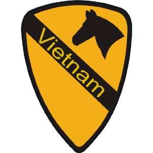  US Army 1st Cavalry Division Vietnam Patch Decal Sticker 3 