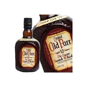  Old Parr 12 Year Old Scotch Whiskey   750ml Grocery 