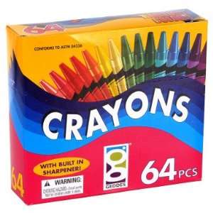  Geddes Crayons   64 pack Toys & Games
