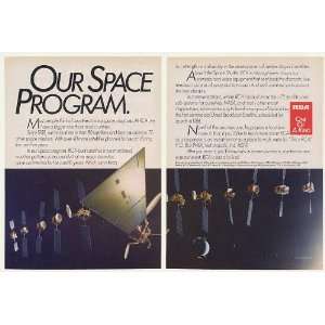  1984 RCA Satcom Spacenet GSTAR ACTS Satellites 2 Page 