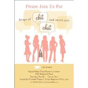  Chit Chat & Sweet Eats Invitation