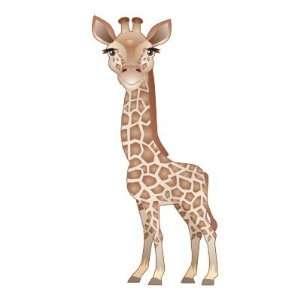  Baby Giraffe Round Stickers Arts, Crafts & Sewing
