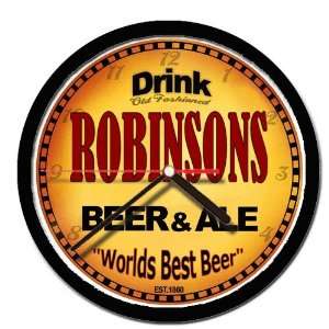  ROBINSONS beer and ale cerveza wall clock 