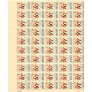 Fredric Remington/Smoke Signal Sheet of 50 x 4 Cent US Postage Stamps 