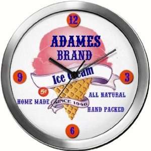  ADAMES 14 Inch Ice Cream Metal Clock Quartz Movement 