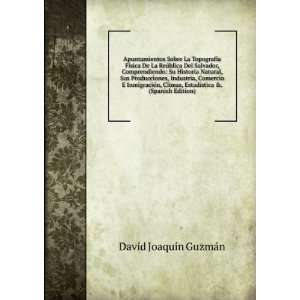   Climas, Estadistica &. (Spanish Edition) David JoaquÃ­n GuzmÃ¡n
