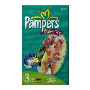  Pampers Baby Dry Size 3 (112) Baby