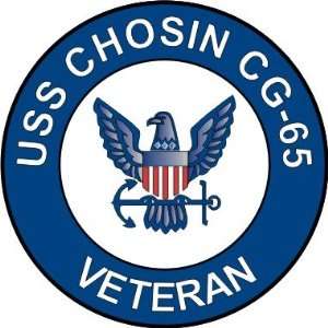  US Navy USS Chosin CG 65 Ship Veteran Decal Sticker 3.8 6 