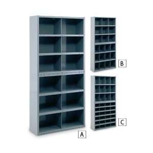 PARENT METAL Steel Bin Shelving   Gray  Industrial 