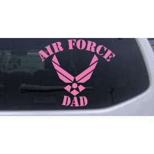 Pink 22in X 24.9in    Air Force Dad Military Car Window Wall Laptop 
