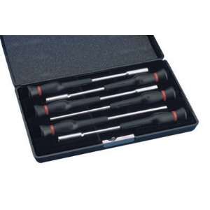 Aven 13716 Precision 6 pc. Nutdriver Set in Carrying Case, Metric and 