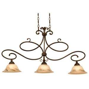  KALCO Lighting 5533 AC 1404 Amelie Painted Island Light 