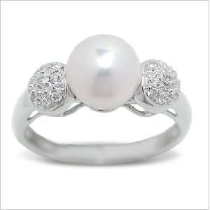  Casse Japanese Akoya Cultured Pearl Ring Jewelry