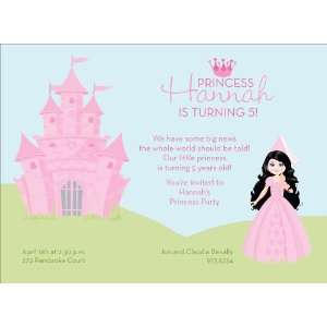  Princess Castle   Black Hair Invitations Health 