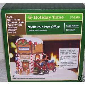  Holiday Time North Pole Post Office/Village Accessory/Christmas 