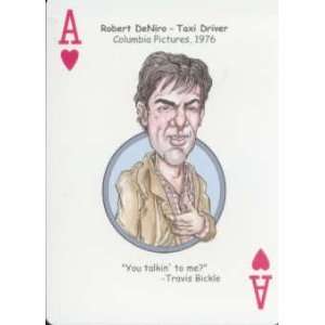  ROBERT DeNIRO   Oddball TAXI DRIVER Movie Playing Card 