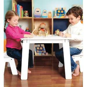   kolino Arts and Craft Table with 2 Kid Friendly Benches Toys & Games