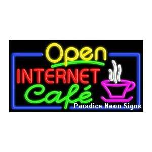  Open Internet Cafe Neon Sign