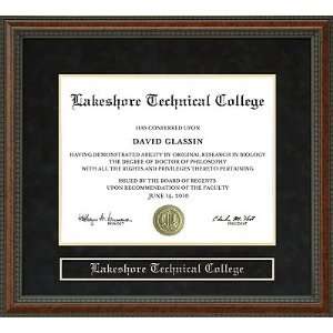  Lakeshore Technical College (LTC) Diploma Frame Sports 