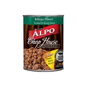  Alpo Chop House Originals Ribeye Flavor Canned Dog Food 24 