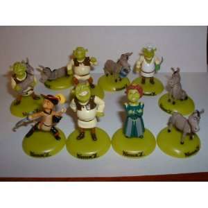  Shrek Mini Figure Set of 10 Vending Toys 