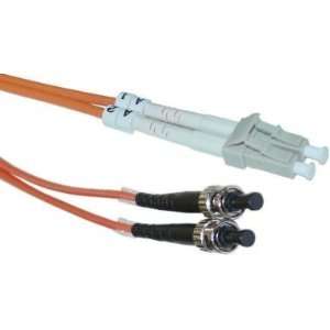 LC / ST, Multimode, Duplex Fiber Optic Cable, 62.5/125, 3 Meter (10 ft 