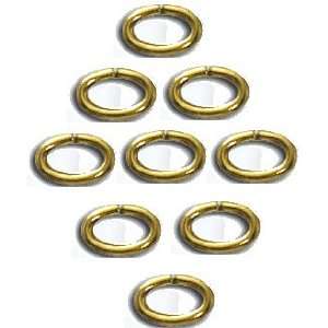    4x6mm Open Oval Brass Jump Rings 19g. Q.100 Arts, Crafts & Sewing