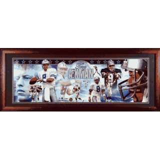  Troy Aikman Framed Panoramic