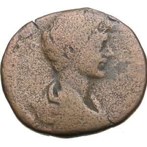   Ancient Roman Coin CARACALLA Spes Flower Skirt SC 