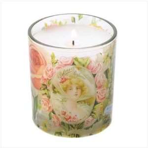  Victorian Blooms Jar Candle