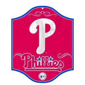  MLB Philadelphia Phillies 11 by 13 Wood Sign Sports 