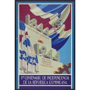   de independencia de la Republica Dominicana / Tuto Baez.,1944