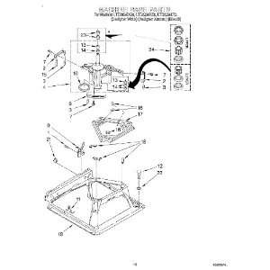  Whirlpool Part Number  388492 For Model #  LTE6234DQ2 