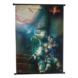 Resident Evil 5 Wall Scroll (Up Against the Wall)  Sports 